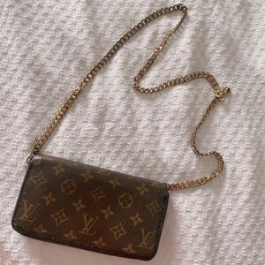 AUTHENTIC LOUIS VUITTON CROSSBODY WALLET BAG